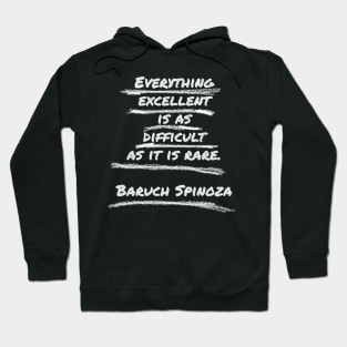 Quote Of Baruch Spinoza Hoodie